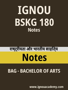 BSKG 180 Solved Assignment