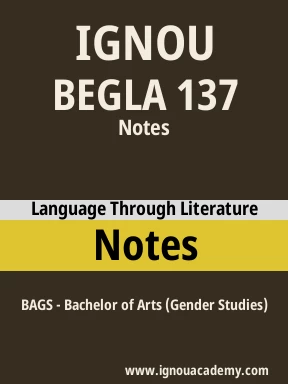 BEGLA 137 Solved Assignment