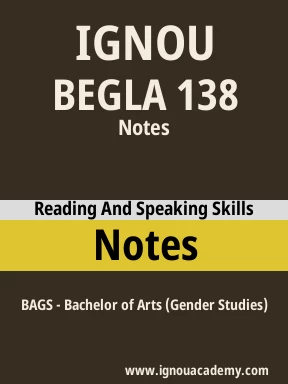 BEGLA 138 Solved Assignment