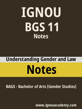 BGS 11 Solved Assignment