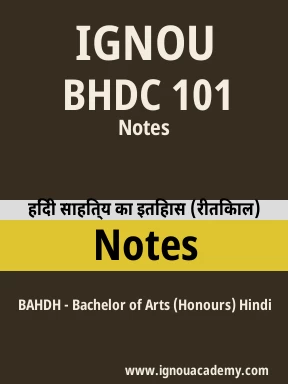 BHDC 101 Solved Assignment