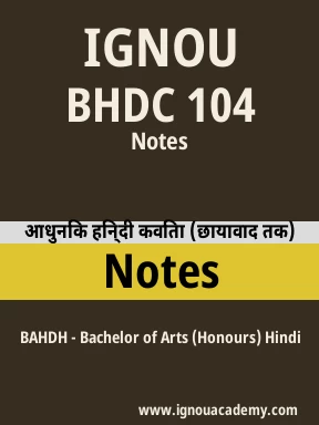 BHDC 104 Solved Assignment