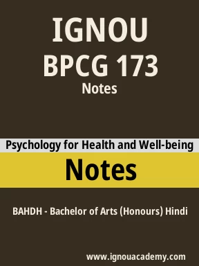 BPCG 173 Solved Assignment