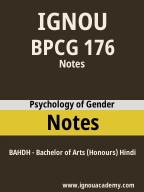 BPCG 176 Solved Assignment