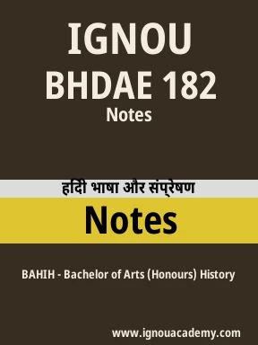 BHDAE 182 Solved Assignment