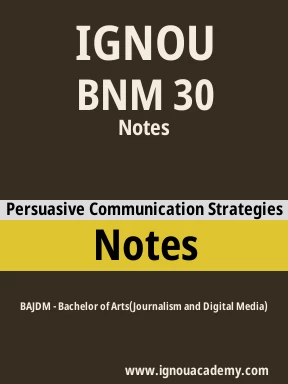 BNM 30 Solved Assignment