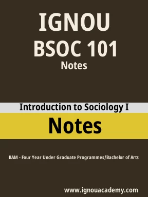 BSOC 101 Solved Assignment