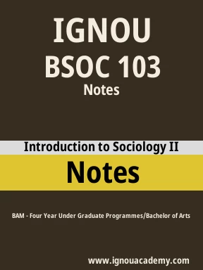 BSOC 103 Solved Assignment