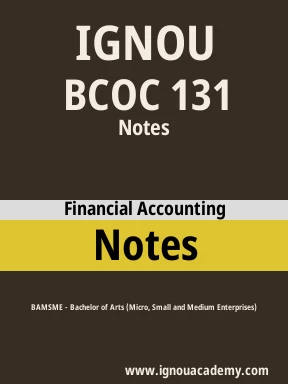 BCOC 131 Solved Assignment