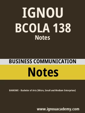 BCOLA 138 Solved Assignment