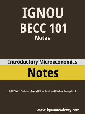 BECC 101 Solved Assignment