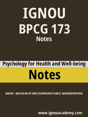 BPCG 173 Solved Assignment