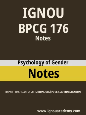 BPCG 176 Solved Assignment