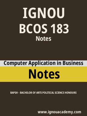 BCOS 183 Solved Assignment