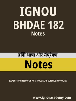 BHDAE 182 Solved Assignment