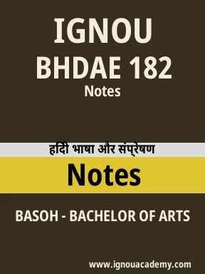 BHDAE 182 Solved Assignment