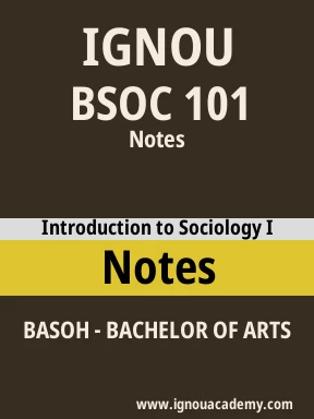 BSOC 101 Solved Assignment
