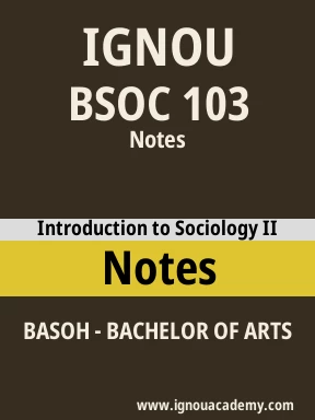 BSOC 103 Solved Assignment