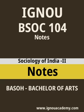 BSOC 104 Solved Assignment
