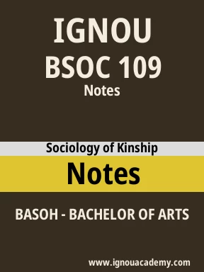BSOC 109 Solved Assignment