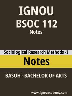 BSOC 112 Solved Assignment