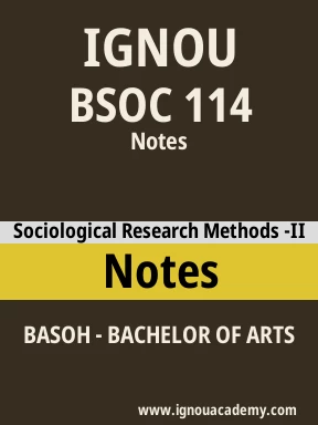 BSOC 114 Solved Assignment