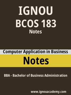 BCOS 183 Solved Assignment