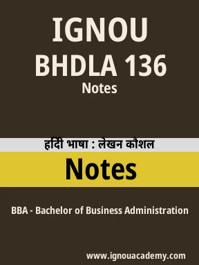 BHDLA 136 Solved Assignment