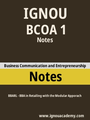 BCOA 1 Solved Assignment