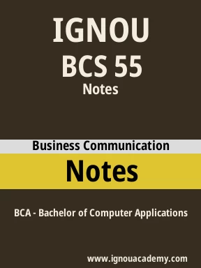 BCS 55 Solved Assignment