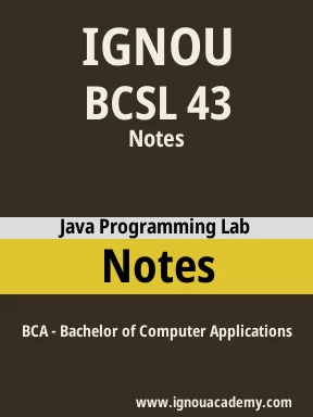 BCSL 43 Solved Assignment