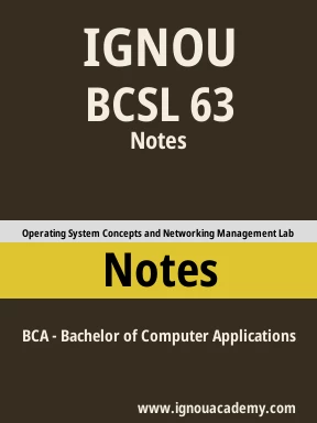 BCSL 63 Solved Assignment