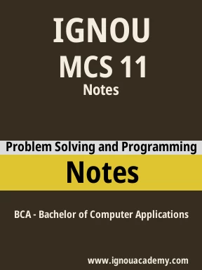 MCS 11 Solved Assignment