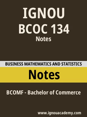 BCOC 134 Solved Assignment