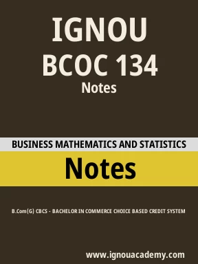 BCOC 134 Solved Assignment