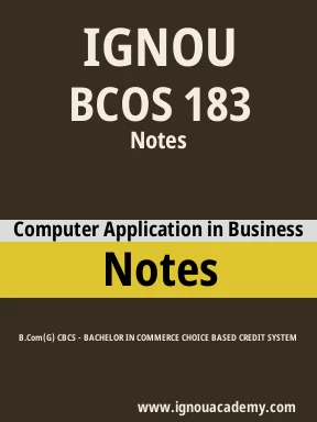 BCOS 183 Solved Assignment