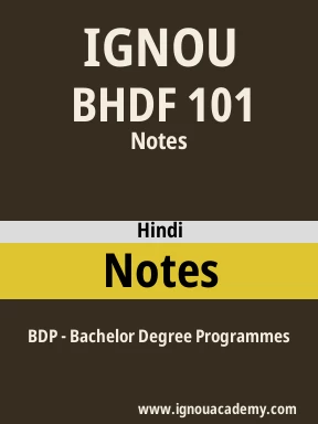 BHDF 101 Solved Assignment