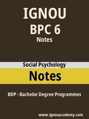 BPC 6 Solved Assignment