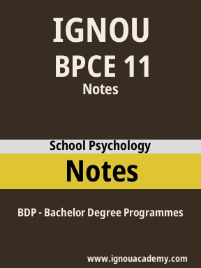 BPCE 11 Solved Assignment
