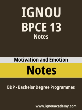 BPCE 13 Solved Assignment