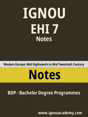 EHI 7 Solved Assignment