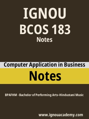 BCOS 183 Solved Assignment