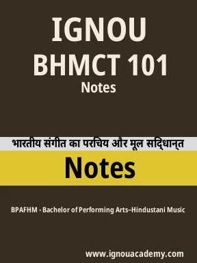BHMCT 101 Solved Assignment