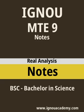 MTE 9 Solved Assignment