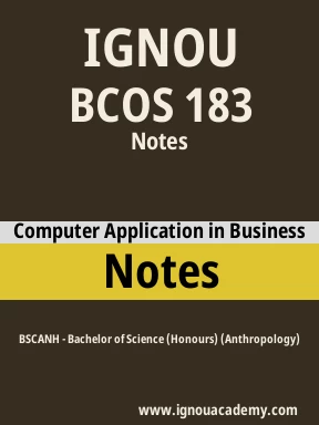 BCOS 183 Solved Assignment