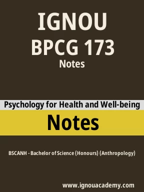 BPCG 173 Solved Assignment