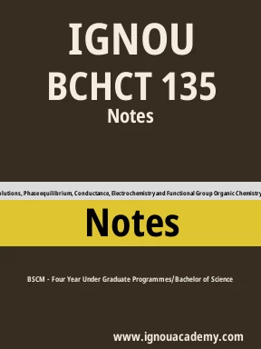 BCHCT 135 Solved Assignment