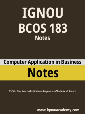 BCOS 183 Solved Assignment