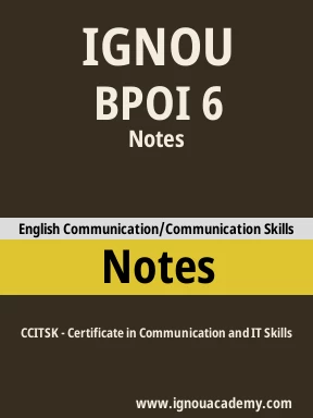 BPOI 6 Solved Assignment