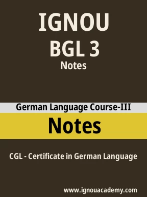BGL 3 Solved Assignment